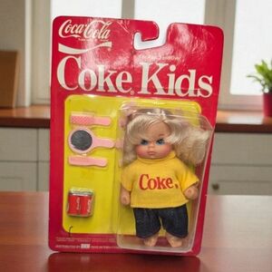 Vintage 1986 Coke Kids- Barbies Sister Kelly Clone Doll